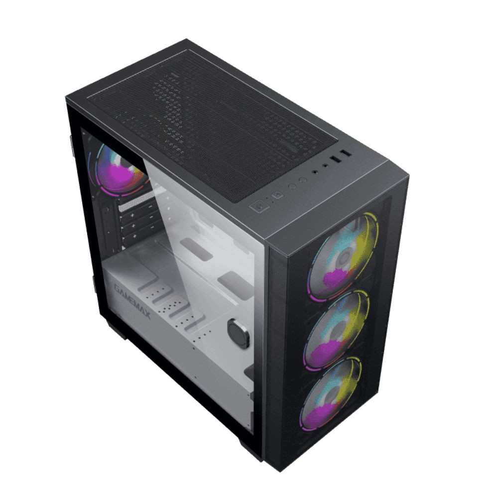 CASE GAMEMAX MINI AERO H607 NEGRO 350x193x390mm VIDRIO
