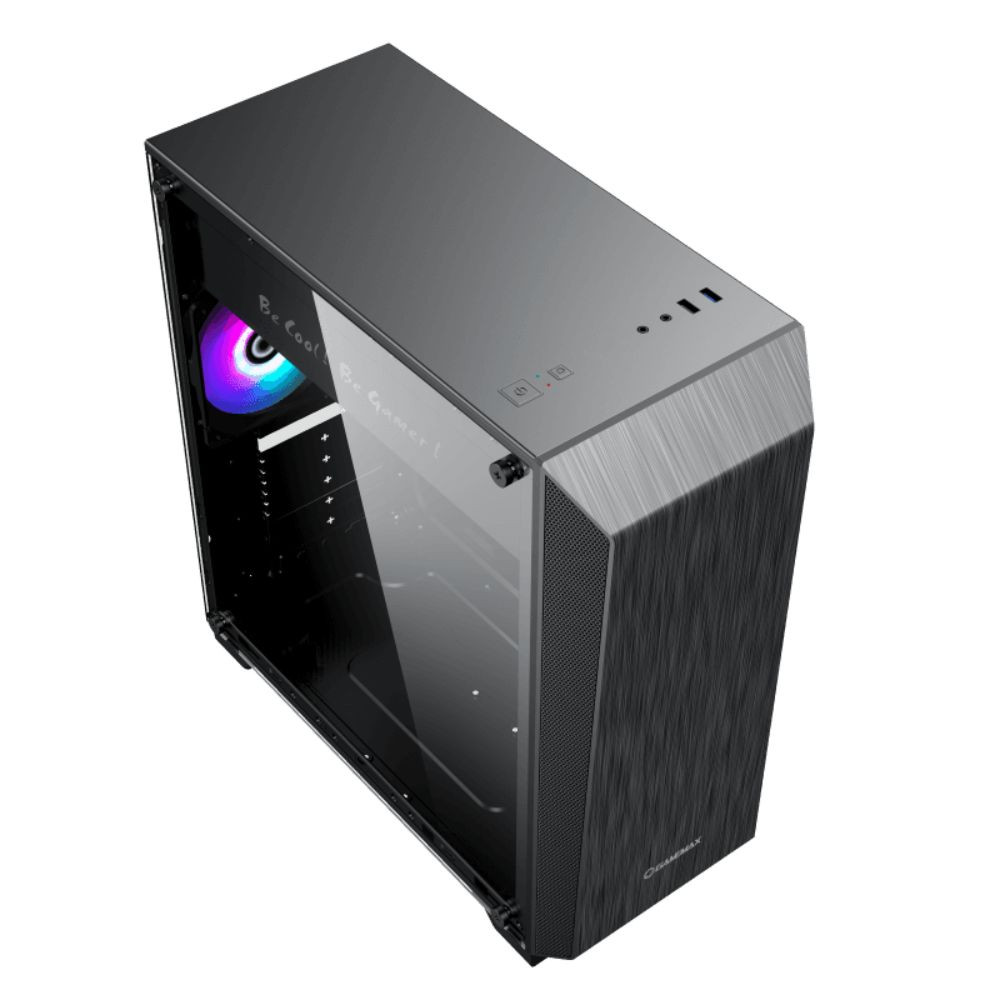 CASE GAMEMAX NOVA N5 NEGRO VIDRIO 370x184x412mm