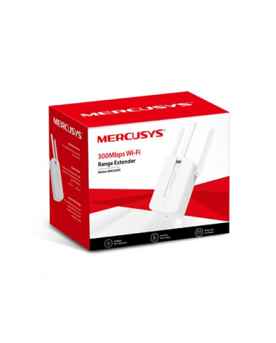 EXTENSOR MERCUSYS MW300RE 300MBPS 3 ANTENAS WiFi 2.4GHz
