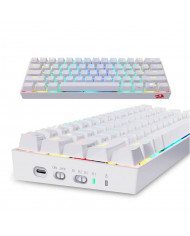 TECLADO REDRAGON K530 RGB DRACONIC BLANCO WIRELESS BROWN-SWITCH MECANICO
