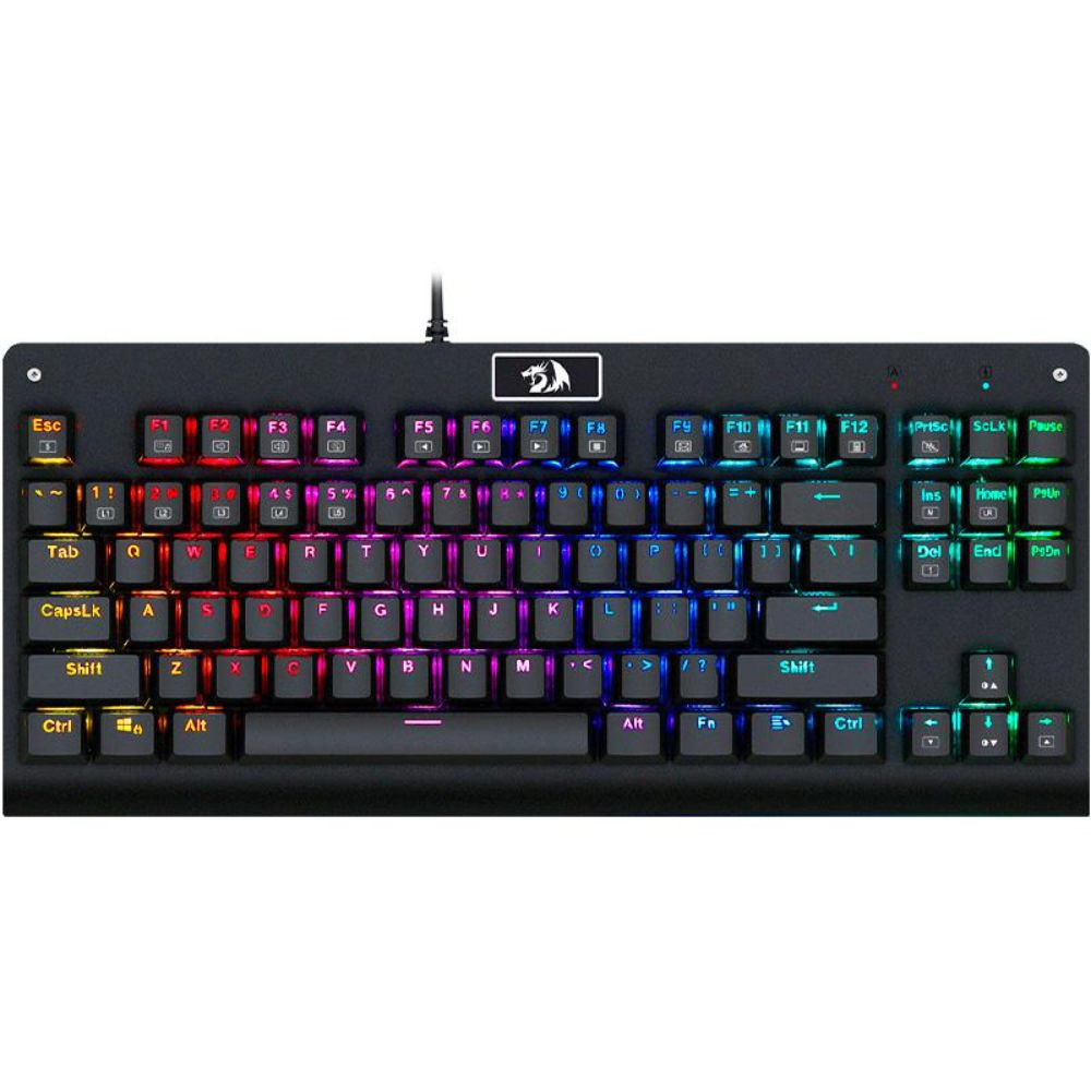 TECLADO REDRAGON K568 RGB NEGRO DARK AVENGER RED-SWITCH MECANICO