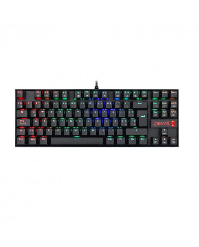 TECLADO REDRAGON K552W-RGB NEGRO KUMARA RED-SWITCH ES MECANICO