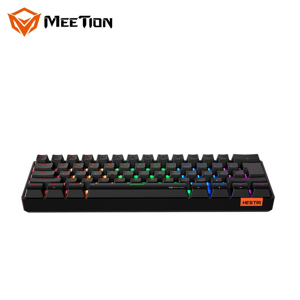 TECLADO  MECANICO MEETION MK005 HESTIA MECH NEGRO BLUE-SWITCH / 20-02-055