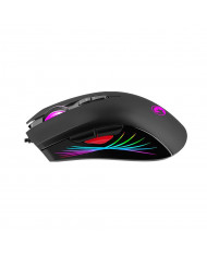 MOUSE MARVO M519 RGB USB NEGRO 12000DPI 8-BOT ERGO