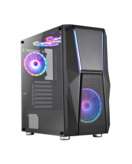 CASE ANTEC DA601 DARK AVENGER ARGB VIDRIO 480m220x500mm 2x120mm