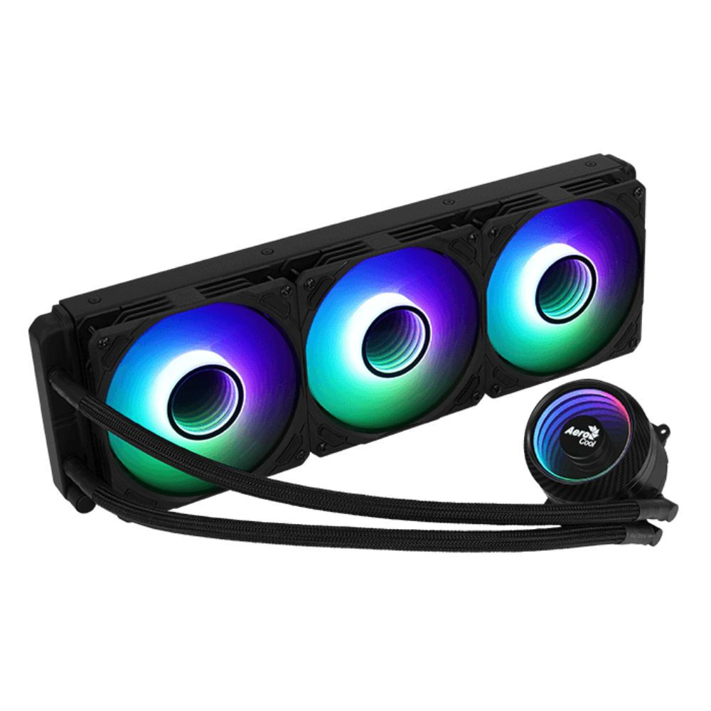 COOLER AEROCOOL MIRAGE L360 ARGB NEGRO 394x120x27mm 2300rpm