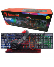 DESKTOP KIT MARVO CM-409 4-1 RGB USB TEC+MOU+HEADSET+PAD