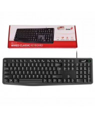 TECLADO GENIUS KB-116 USB NEGRO ANTIDERRAME